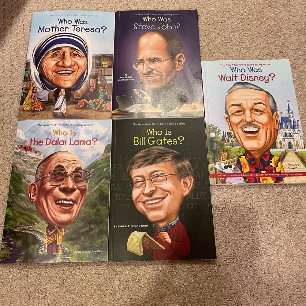 Who Was? Books - Set of 5